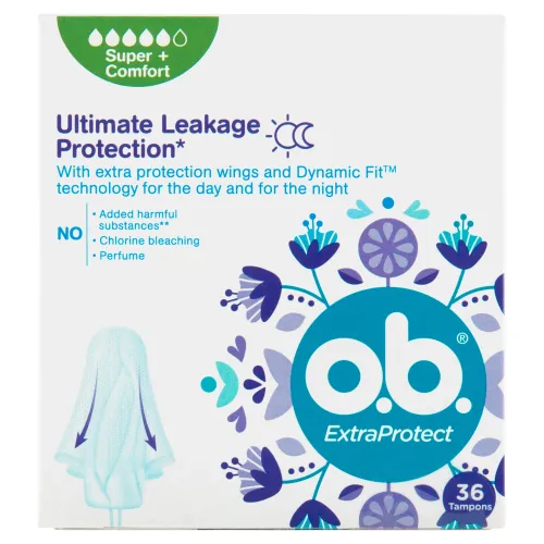 O.B. ExtraProtect Super + Comfort tampóny