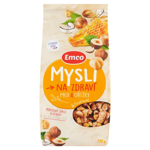Emco Mysli chrumkavé med a oriešky
