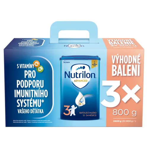 Nutrilon Advanced 3 batoľacie mlieko 12 - 24 mesiacov 3 x