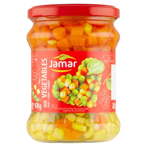 Jamar Sterilizovaná viacdruhová zelenina v jemne slanom náleve