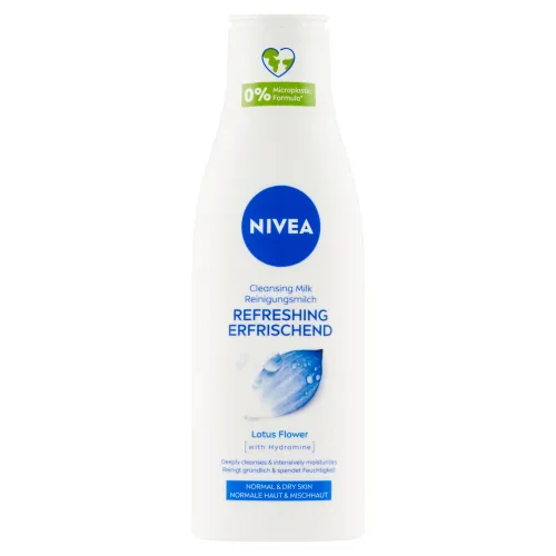 Nivea Osviežujúce čistiace pleťové mlieko pre normálnu a suchú pleť