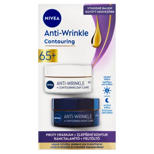 Nivea Denný a nočný krém pre zlepšenie kontúr 65+ 2 x