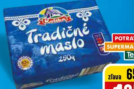 Choceňská mlékárna Tradičné maslo
