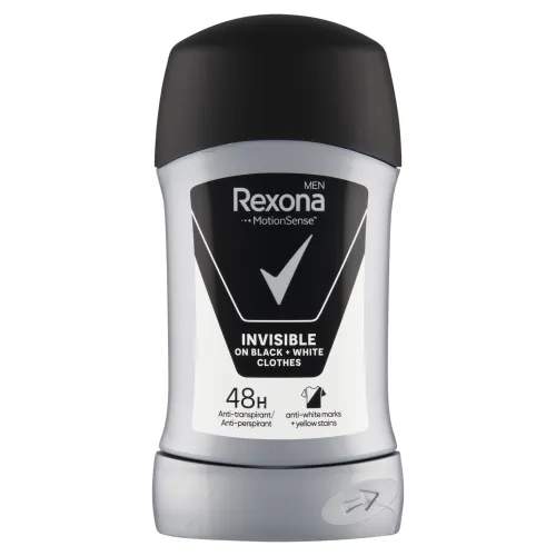 Rexona Men Invisible on Black + White Clothes tuhý antiperspirant pre mužov
