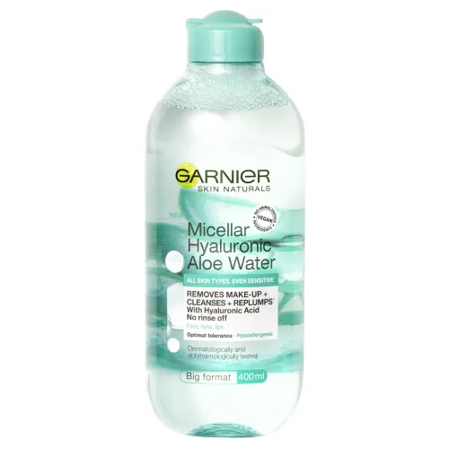 Garnier Skin Naturals All in One vyplňujúca micelárna voda hyaluronic aloe