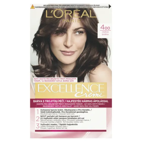 L'Oréal Paris Excellence Créme 400 , hnedá 72 +48 +12 +