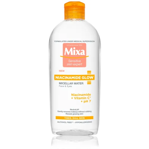 Mixa Niacinamide Glow micelárna voda