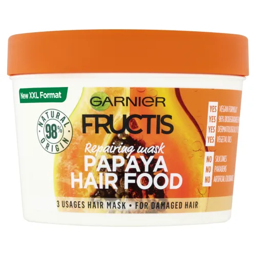 Garnier Fructis Hair Food Papaya regeneračná maska na poškodené vlasy