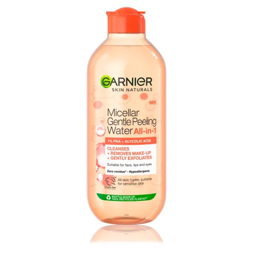 Garnier Skin Naturals Micelárna voda s peelingovým efektom all-in-one