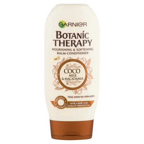 Garnier Botanic Therapy Coco milk & Macadamia vyživujúci balzam na dehydratované až suché vlasy,