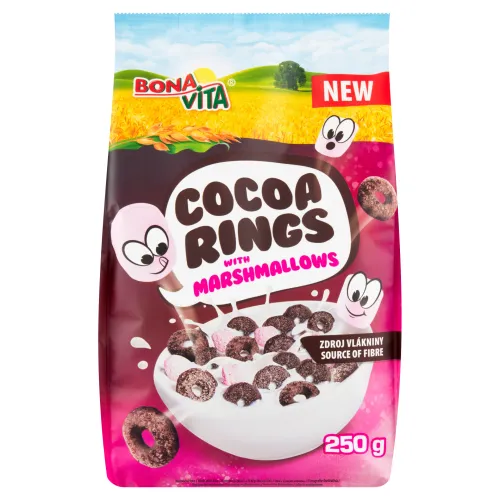 Bona Vita Zmes obilných kakaových krúžkov a marshmallows