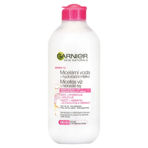 Garnier Skin Naturals All in One micelárna voda s hydratačným mliekom pre suchú pleť