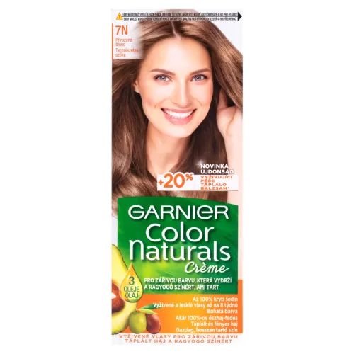 Garnier Color Naturals permanentná farba na vlasy 7 N Prirodzená blond, 60 +40 +