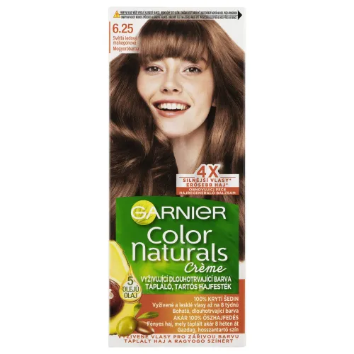 Garnier Color Naturals permanentná farba na vlasy 6 .25 Svetlá ľadová mahagónová, 60 +40 +