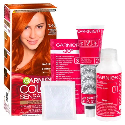 Garnier Color Sensation 7 .40 Intenzívna medená, 60 +40 +