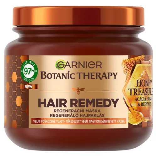 Garnier Botanic Therapy Hair Remedy Honey Treasure regeneračná maska na poškodené vlasy