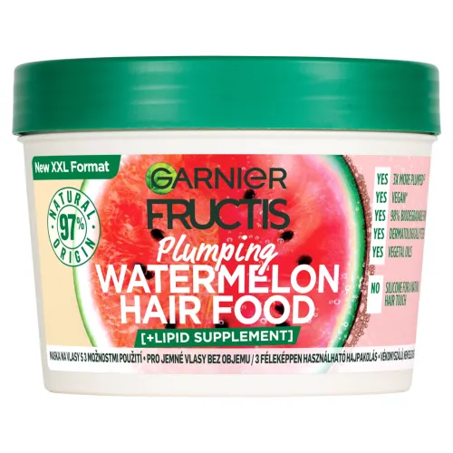Garnier Fructis Hair Food Watermelon 3 v1 maska na jemné vlasy bez objemu