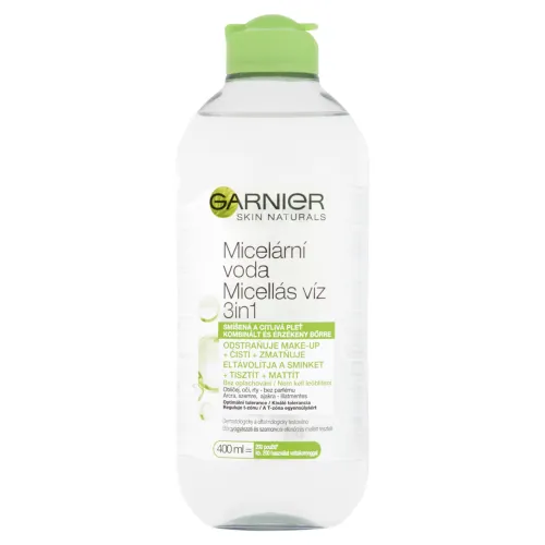 Garnier Skin Naturals All in One zmatňujúci micelárna voda pre zmiešanú a citlivú pleť