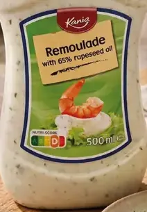 Kania Remoulade so 65 % repkového oleja