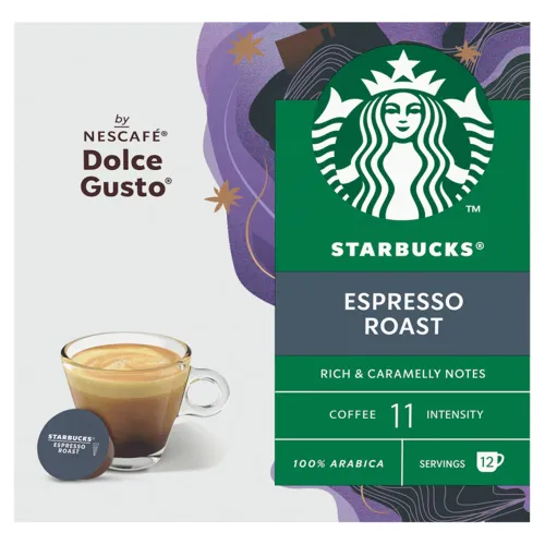 Starbucks by Nescafé Dolce Gusto Espresso Roast - káva v kapsulách - 12 kapsúl v balení