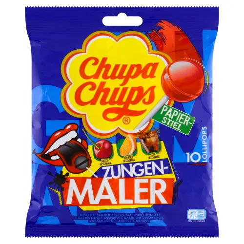 Chupa Chups Zmes dropsov s príchuťami čerešňa, kola a pomaranč