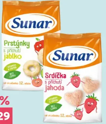 Sunar detský snack bez lepku výber druhov