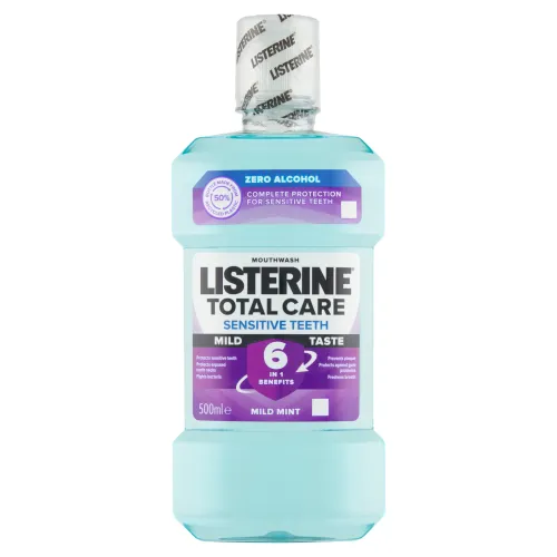 Listerine Total Care Sensitive Teeth Mild Taste Mild Mint ústna voda