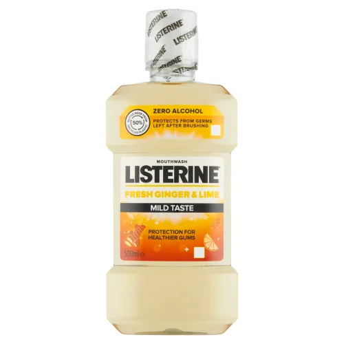 Listerine Fresh Ginger & Lime Mild Taste ústna voda