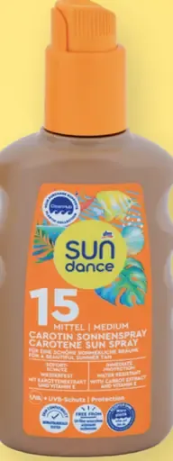 Sundance Carotin sprej na opaľovanie SPF 15