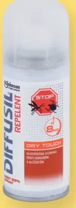 Diffusil Dry Touch repelent proti komárom a kliešťom