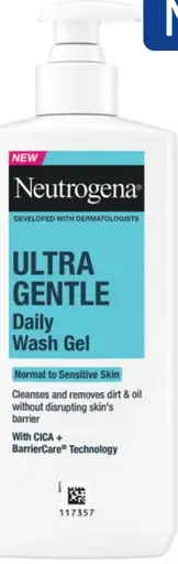 Neutrogena Ultra Gentle čistiaci pleťový gél