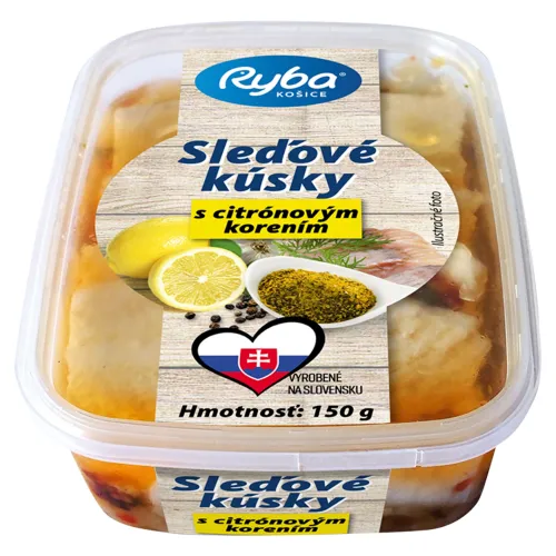 Ryba Košice Sleďové kúsky s citrónovým korením