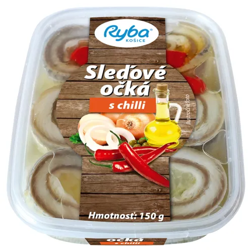 Ryba Košice Sleďové očká s chili