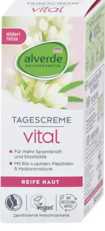 Alverde Naturkosmetik Vital denný pleťový krém