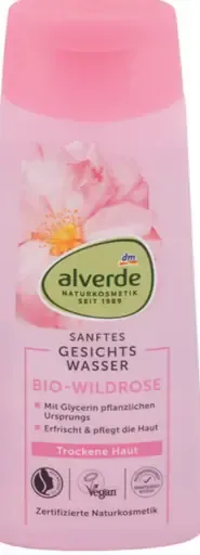 Alverde Naturkosmetik Bio Wildrose jemná pleťová voda