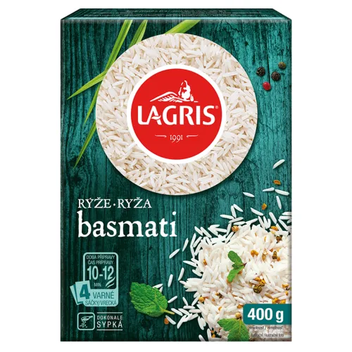 Lagris Ryže basmati dlhozrnná lúpaná vo varných vreckách