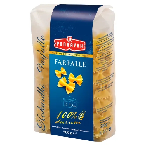 Podravka Farfalle semolínové cestoviny