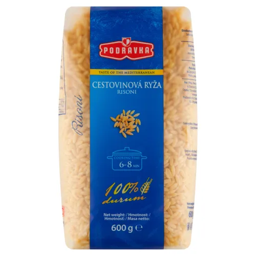 Podravka Cestovinová ryža semolinové sušené cestoviny