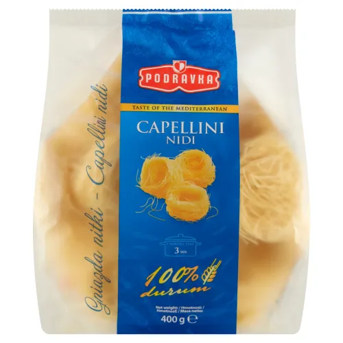 Podravka Capellini Nidi semolinové sušené cestoviny