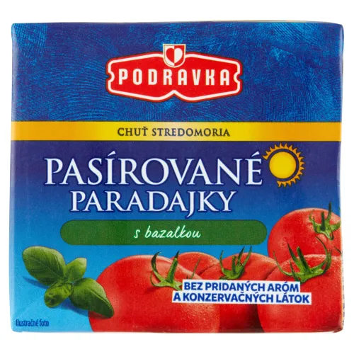 Podravka Pasírované paradajky s bazalkou