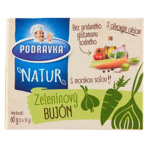 Podravka Natur Zeleninový bujón 6 x(60 g)