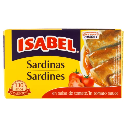 Isabel Sardinky v paradajkovej omáčke