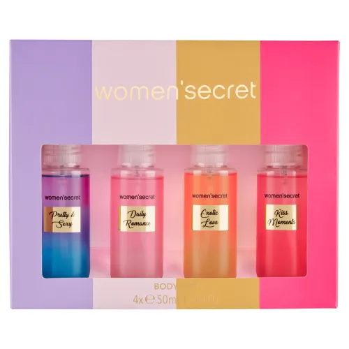 Women'Secret Body Mist parfumovaný telový sprej 4 x