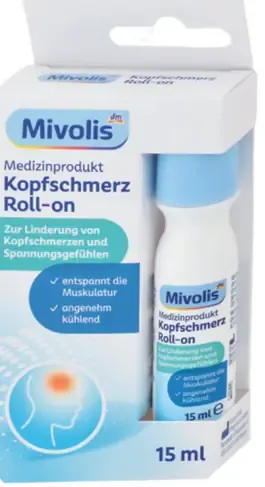 Mivolis roll-on na bolesť hlavy
