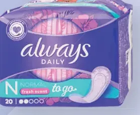 Always Daily hygienické slipové vložky