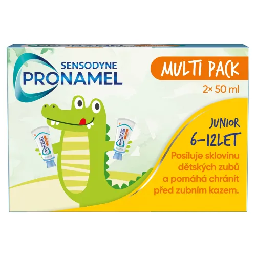 Sensodyne Pronamel Junior zubná pasta s fluoridom 2 x