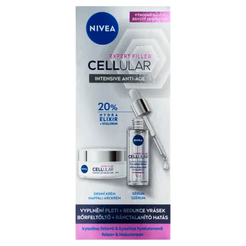 Nivea Cellular Expert Filler Vypĺňajúce hyalurónové sérum a denný krém+