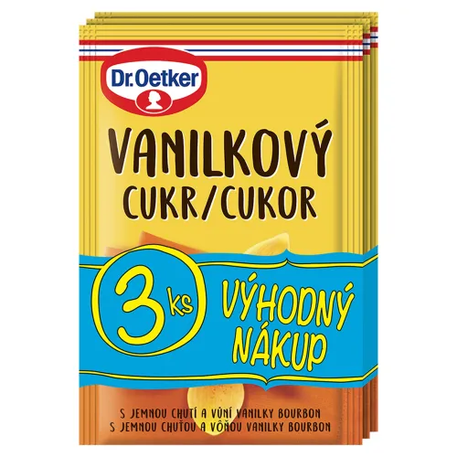 Dr. Oetker Vanilkový cukor 3 x(24 g)