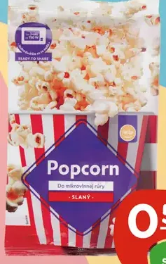 Terka popcorn do mikrovlnky slaný alebo iné druhy