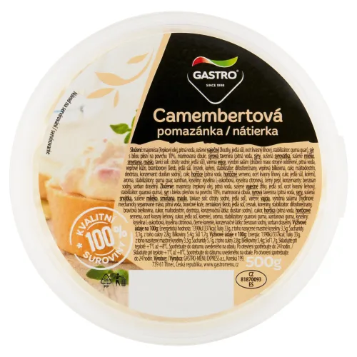Gastro Camembertová nátierka